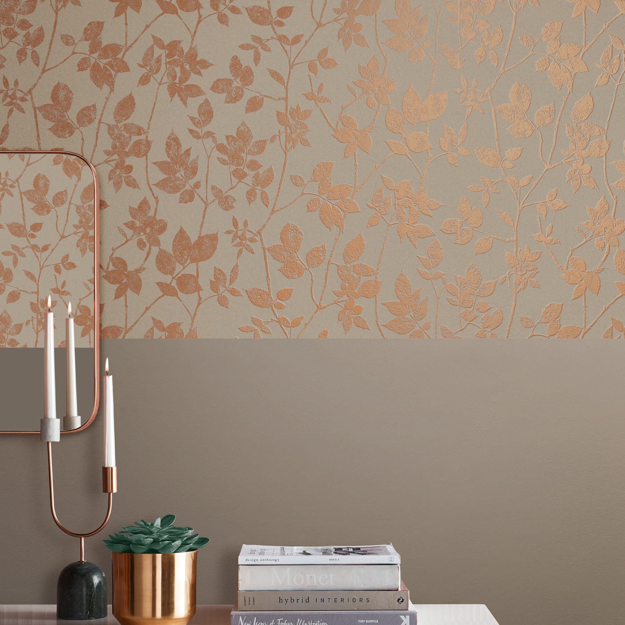 Luna Wallpaper 113946 By Graham Brown In Natural